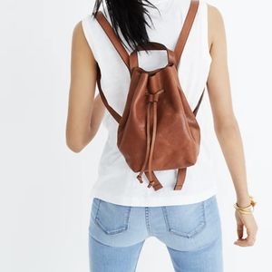 Madewell mini leather backpack
